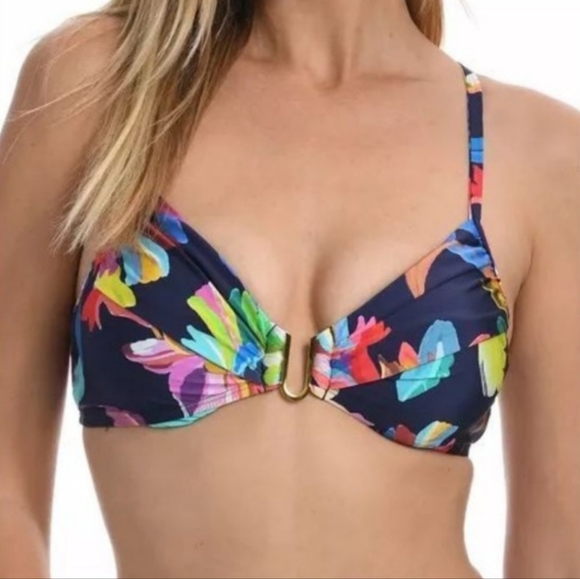 NWOT La Blanca By the Sea Underwire Bikini Top Sz 14 - Picture 1 of 7